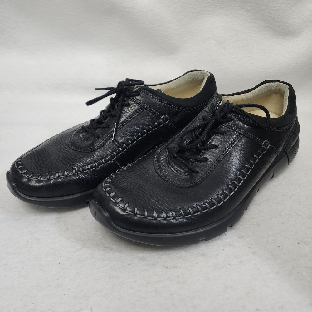 Ecco Cross X Classic Tie Mens EU 43 US 9/9.5 Casual Shoes Black Low Top Sneaker